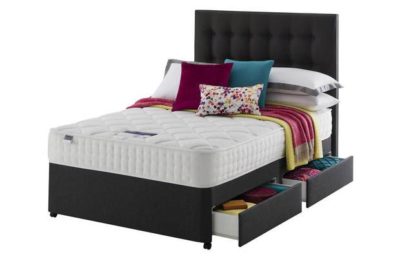 Silentnight Levison 1400 Memory Foam Kingsize 4 Drw Divan